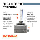 SYLVANIA D3S SilverStar zXe HID Headlight Bulb, 1 Pack, , hi-res